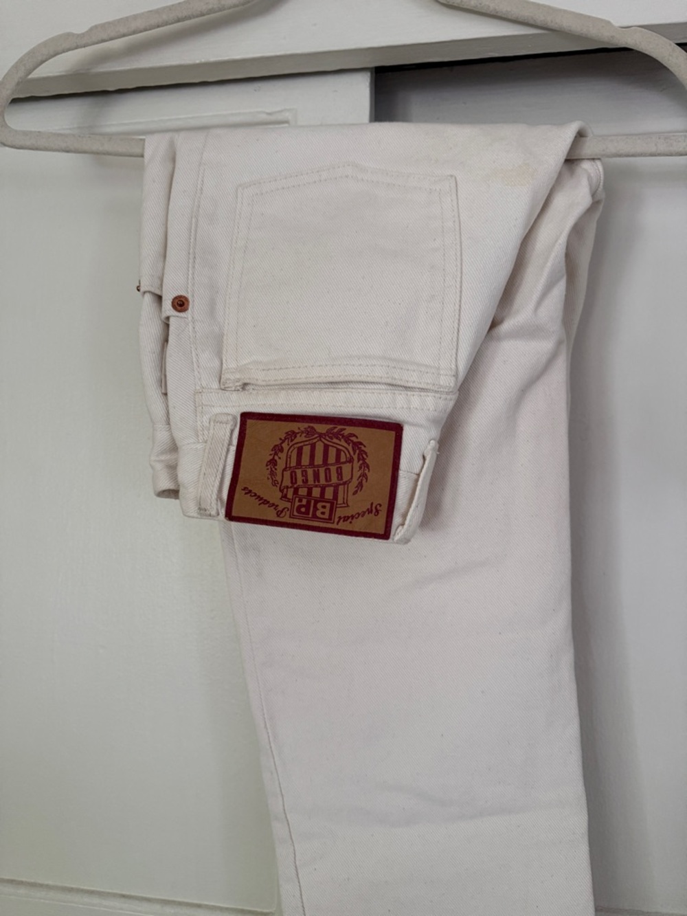 BONGO White Slim Straight Jeans